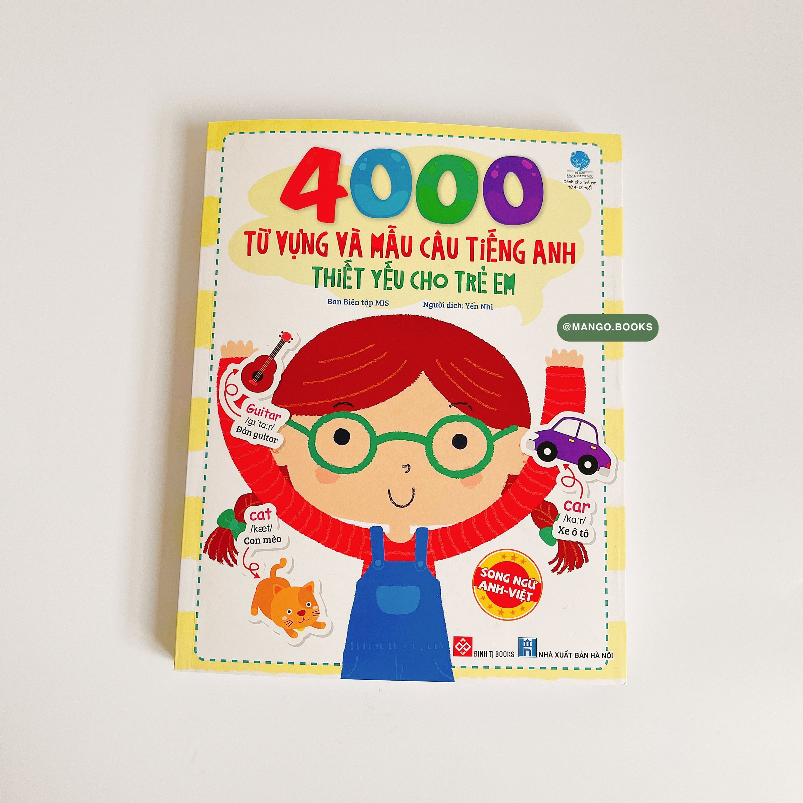 Sách 4000 từ vựng và mẫu câu tiếng Anh thiết yếu cho trẻ em