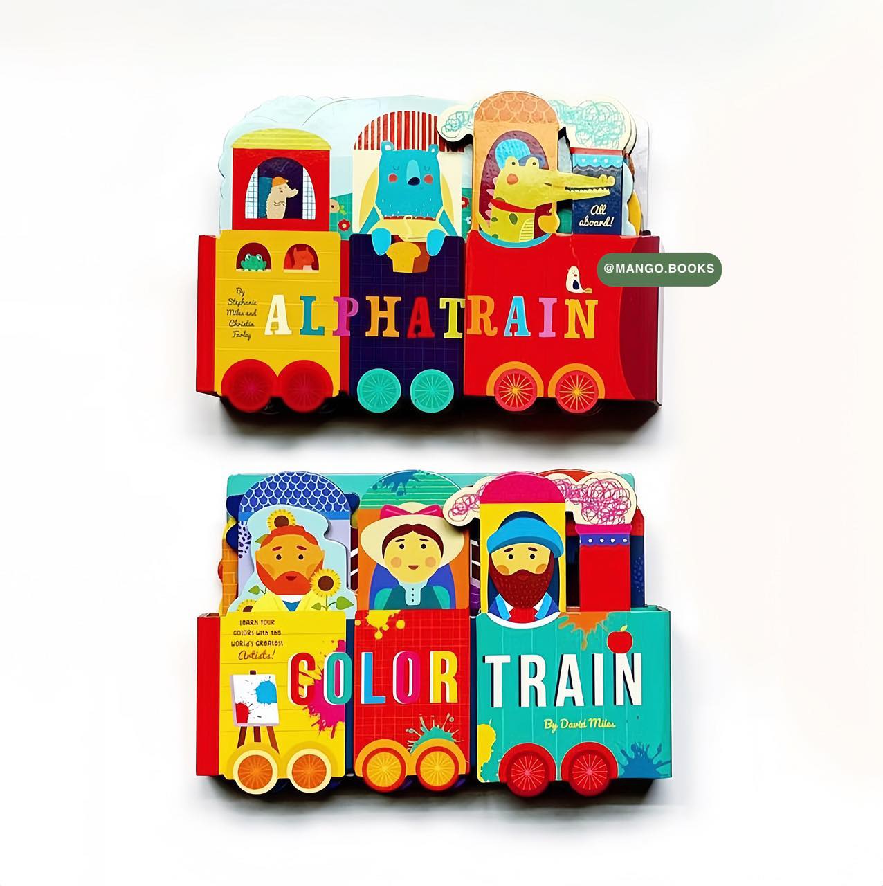 Sách Color Train và Alphatrain